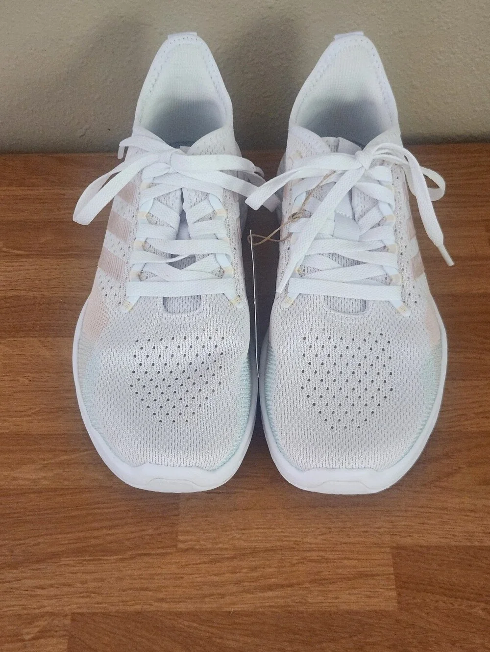 adidas Fluidflow 2.0 Women's Running Sneakers w/Pastel Pink and Mint Accents